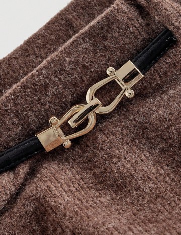 Fustă mini Shein, maro