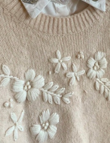 Pulover Shein, crem