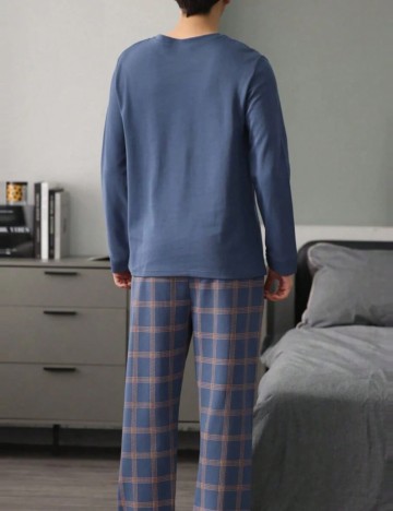 Compleu pijamale Shein, albastru