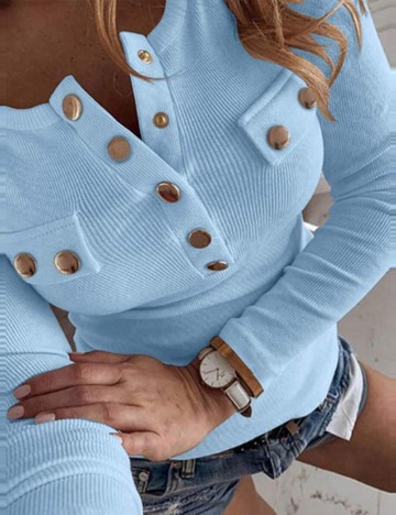 Bluză Shein, albastru