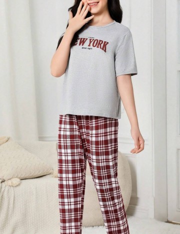 Compleu pijamale Shein, mix culori