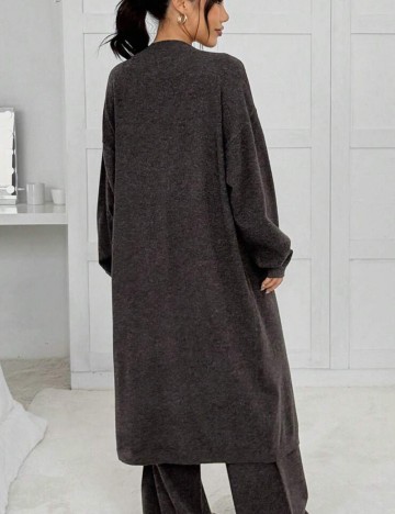 Cardigan lung Shein, maro