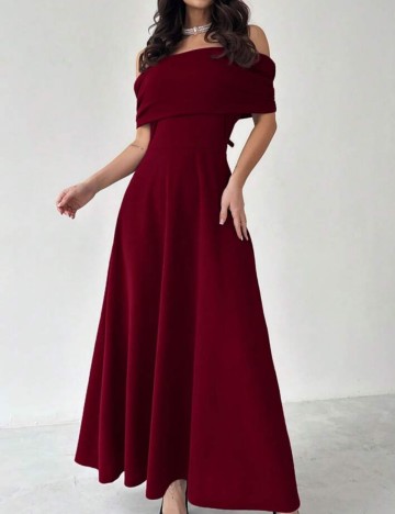 Rochie midi Shein, vișiniu