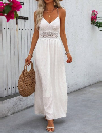 Rochie maxi Shein, alb