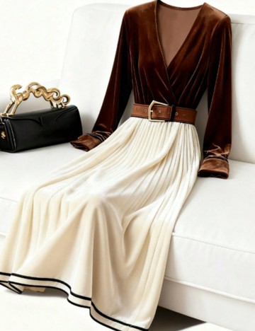 Rochie maxi Shein, mix culori