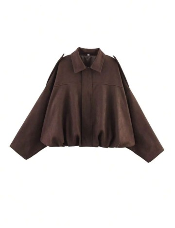 Jachetă Shein, maro