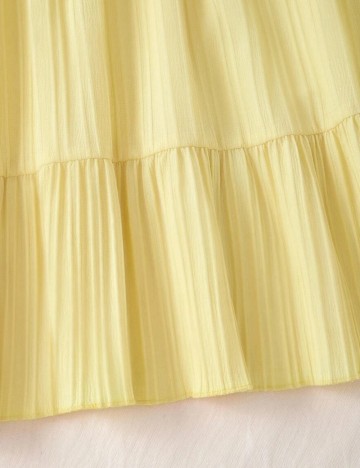 Rochie mini Shein Curve+, galben