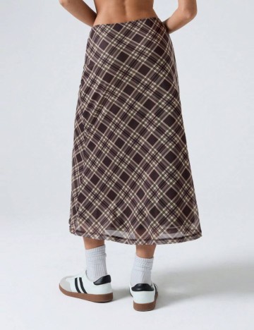 Fustă midi Shein, mix culori