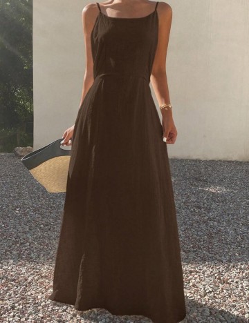 Rochie maxi Shein, maro