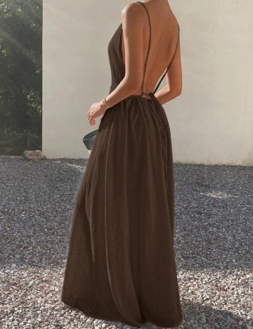 Rochie maxi Shein, maro