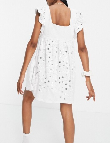 Rochie mini ASOS, alb