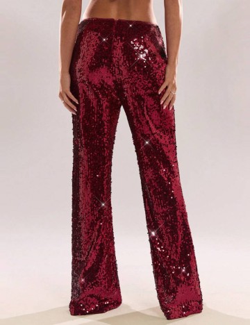 Pantaloni Shein, vișiniu