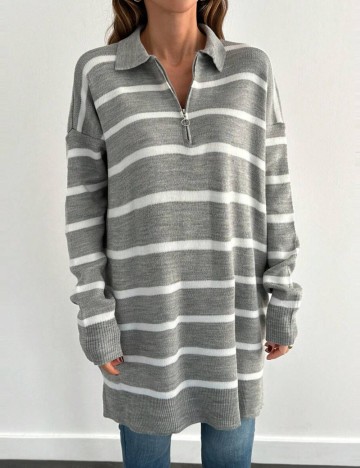 Pulover lung Shein, mix culori