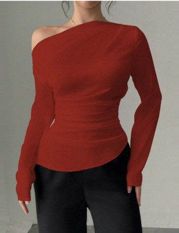 Cămașă Shein, roșu