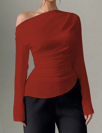 Cămașă Shein, roșu