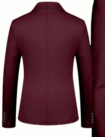 Sacou Shein MANFINITY, vișiniu