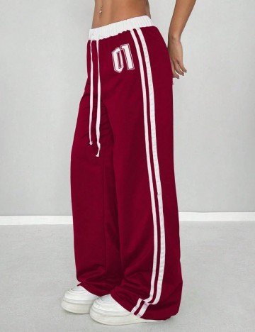 Pantaloni Shein, vișiniu