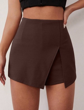 Fustă Pantalon Shein, maro