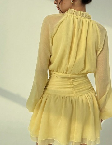 Rochie mini Shein, galben