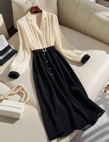 Fustă midi Shein, negru