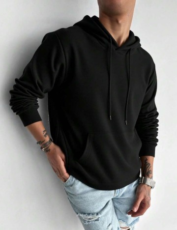 Hanorac Shein, negru