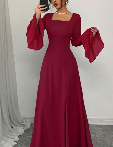 Rochie maxi Shein, vișiniu