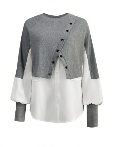 Bluză Shein, mix culori