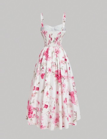 Rochie midi Shein, mix culori