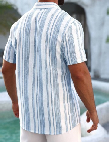 Cămașă cu m&acirc;necă scurtă Shein, mix culori