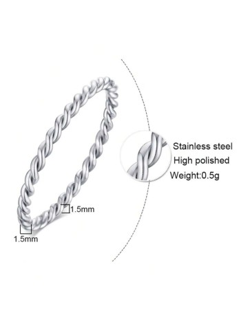 Inel Shein, argintiu