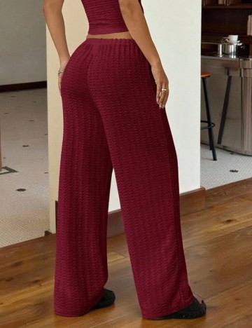 Pantaloni Shein, vișiniu