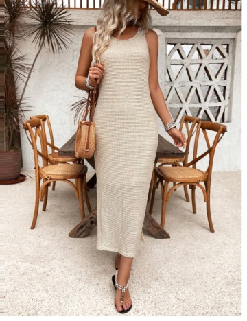 Rochie midi Shein, crem