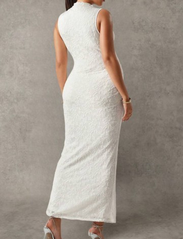 Rochie maxi Shein, crem