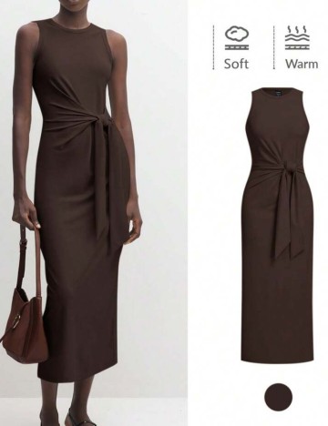 Rochie midi Shein, maro