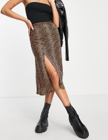 Fustă midi Daisy Street, mix culori