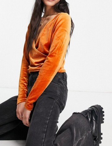 Bluză Monki, portocaliu