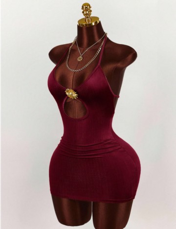 Rochie mini Shein, vișiniu