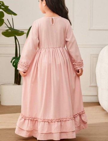 Set Rochie si Hijab Shein, roz