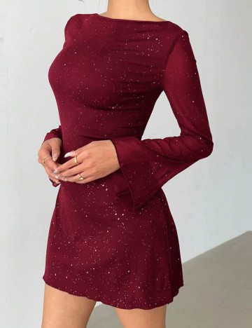 Rochie mini Shein, vișiniu