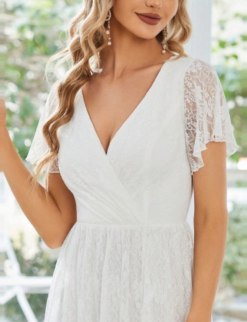 Rochie midi Shein, alb