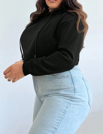 Hanorac Shein, negru