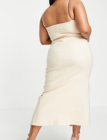 Rochie midi Vesper, bej