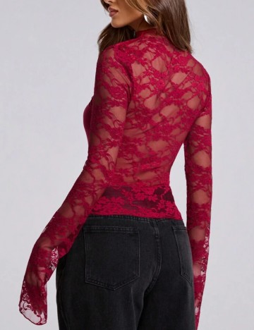 Bluză Shein, vișiniu