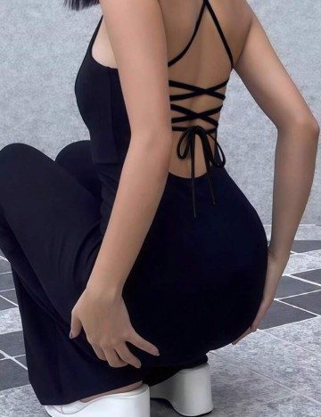 Salopetă Shein, negru