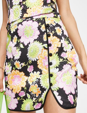 Fustă mini ASOS, mix culori