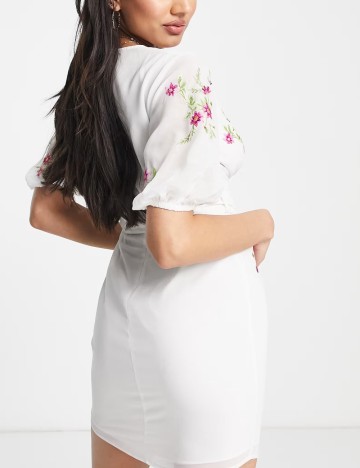 Rochie mini ASOS, alb