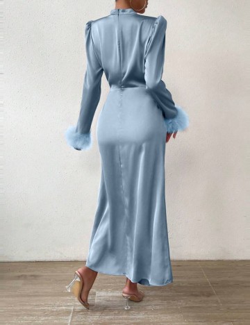 Rochie de ocazie Shein Curve+, albastru