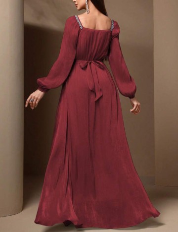 Rochie de ocazie Shein, vișiniu