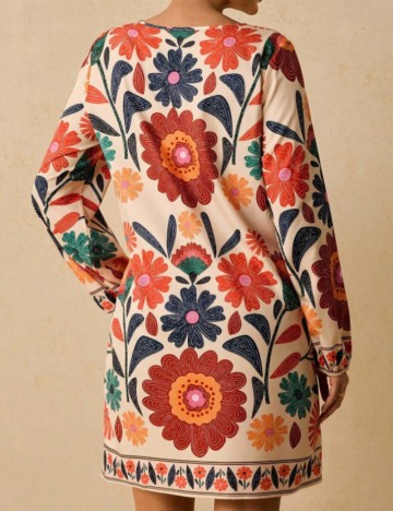 Rochie mini Shein Curve+, mix culori