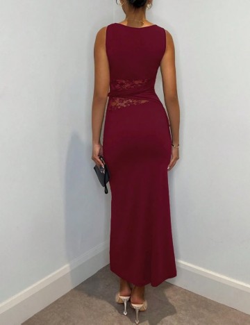 Rochie midi Shein, vișiniu